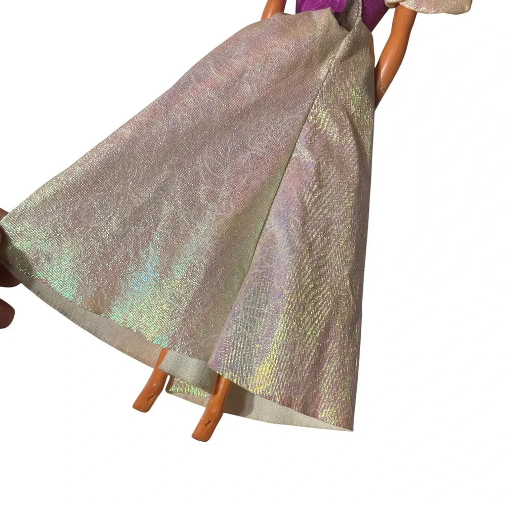 Vintage Mattel Barbie Doll Blonde Pink Princess Style Gown 1966 Body